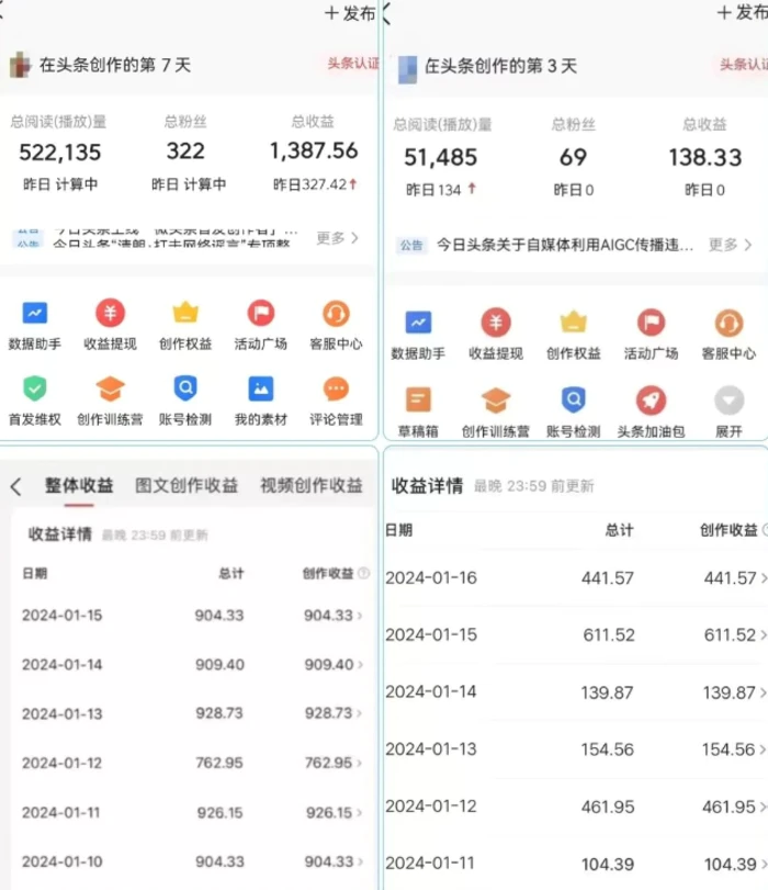 图片[2]-AI头条掘金项目，一天1个小时即可，会复制粘贴就能日入200+-蛙蛙资源网