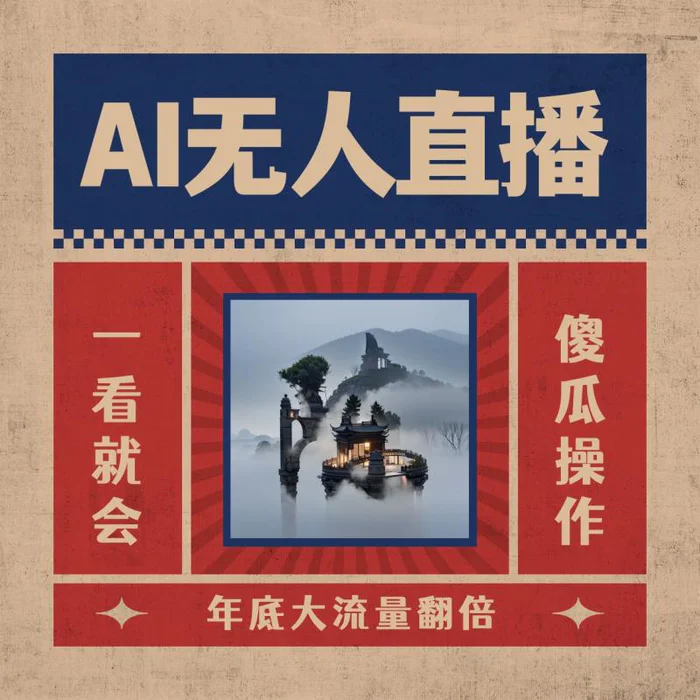 图片[1]-（8798期）AI无人直播一看就会，日入1000+无需真人出镜，小白迅速上手开播，下播就提现的项目-蛙蛙资源网