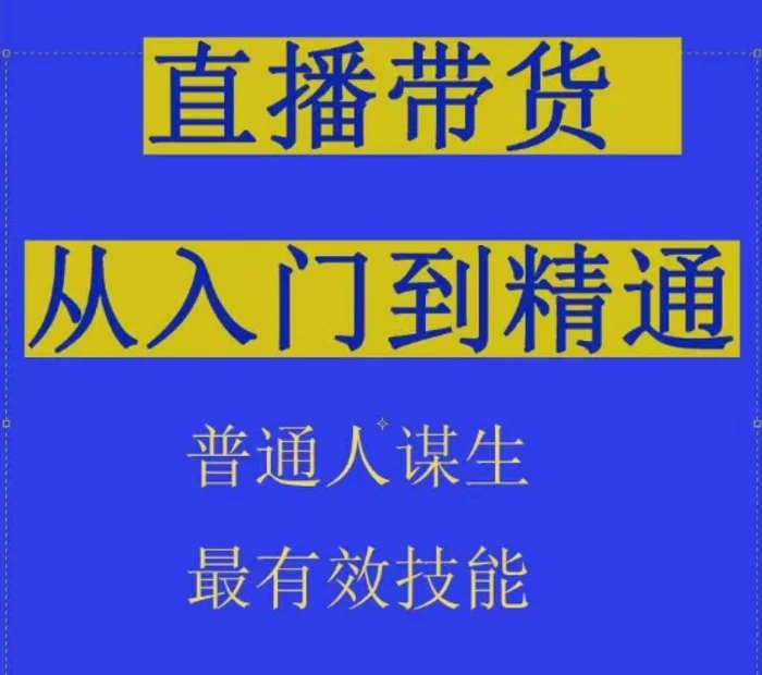 图片[1]-2024抖音直播带货直播间拆解抖运营从入门到精通，普通人谋生最有效技能-蛙蛙资源网