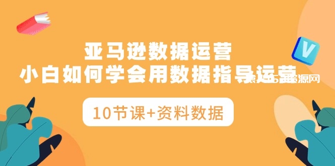 图片[1]-（10158期）亚马逊数据运营，小白如何学会用数据指导运营（10节课+资料数据）-蛙蛙资源网