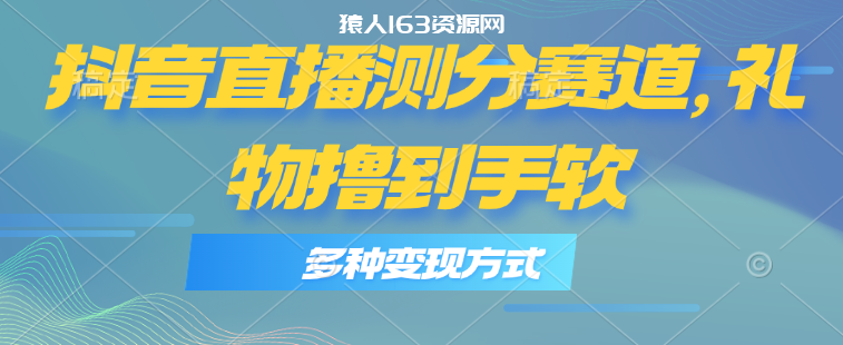 图片[1]-（11380期）抖音直播测分赛道，多种变现方式，轻松日入1000+-蛙蛙资源网